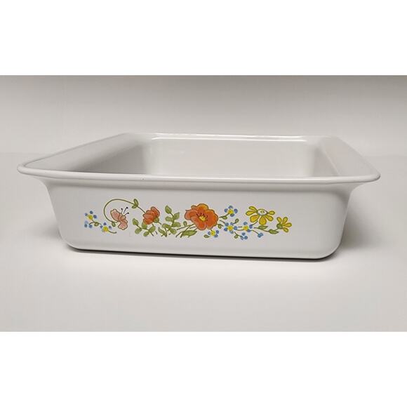 Corning Ware Wildflower 2.5 Qt. Casserole Dish Lid/ Anchor Hocking 2Qt Bakeware - Picture 15 of 16